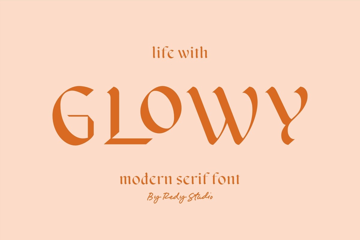 Glowy Font