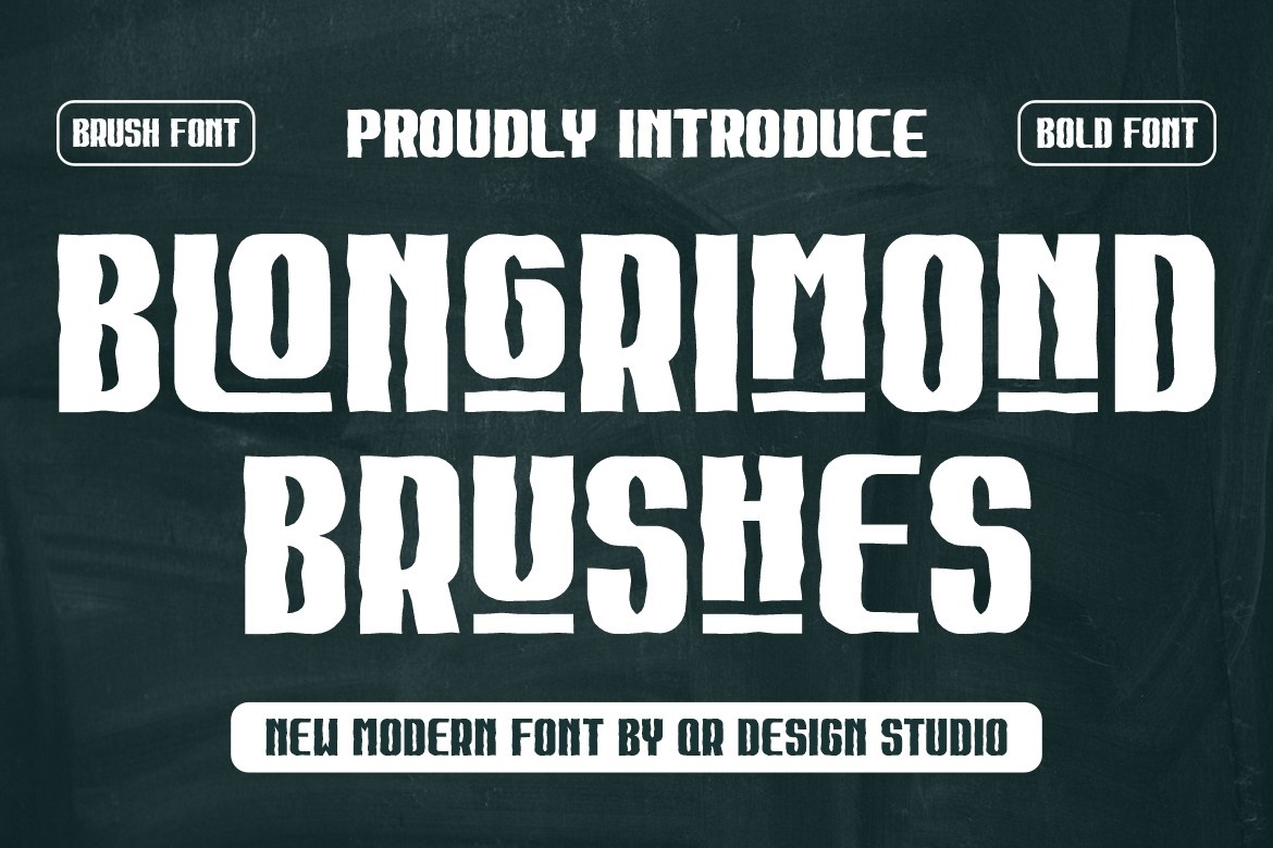 Blongrimond Brushes Font