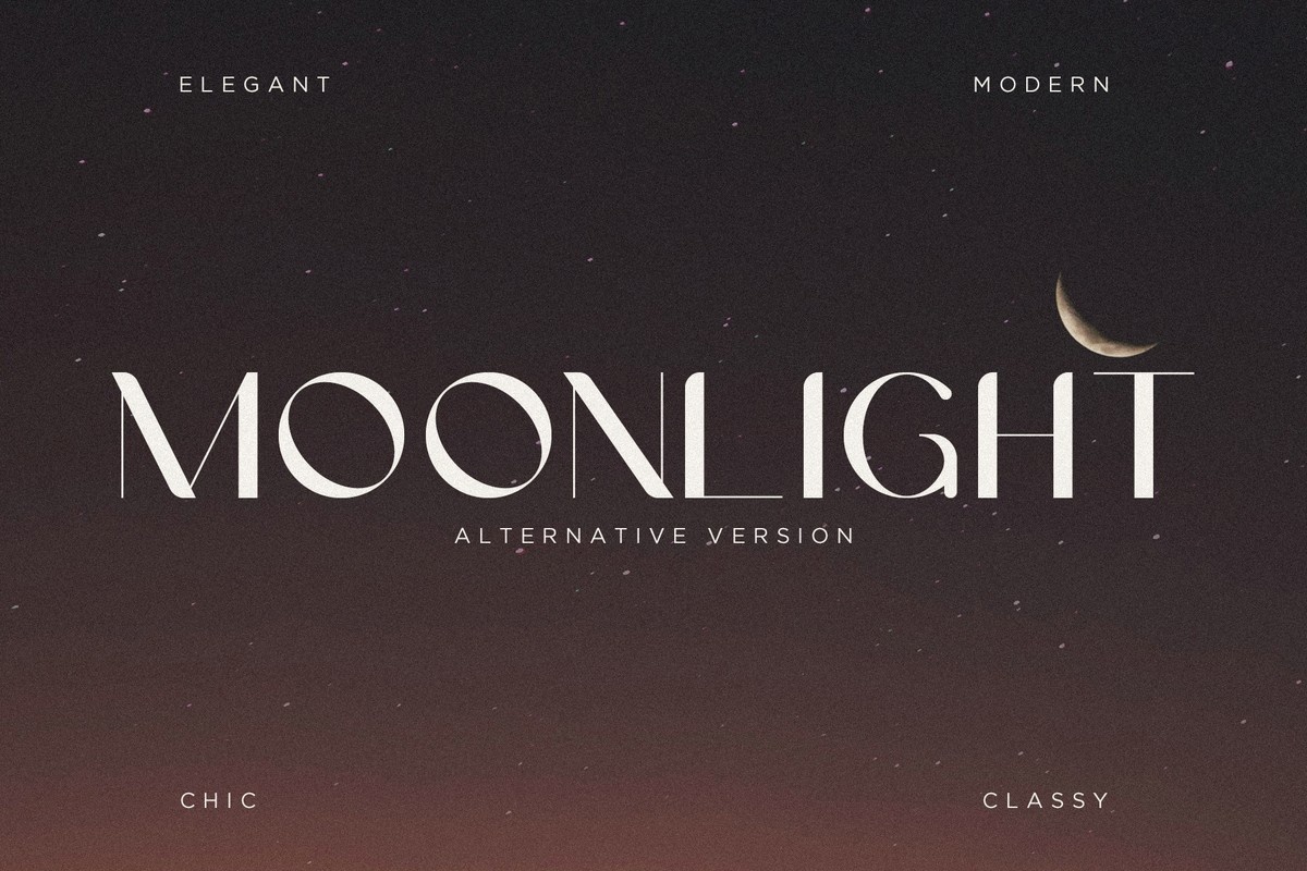 Moonlight Alternative Font