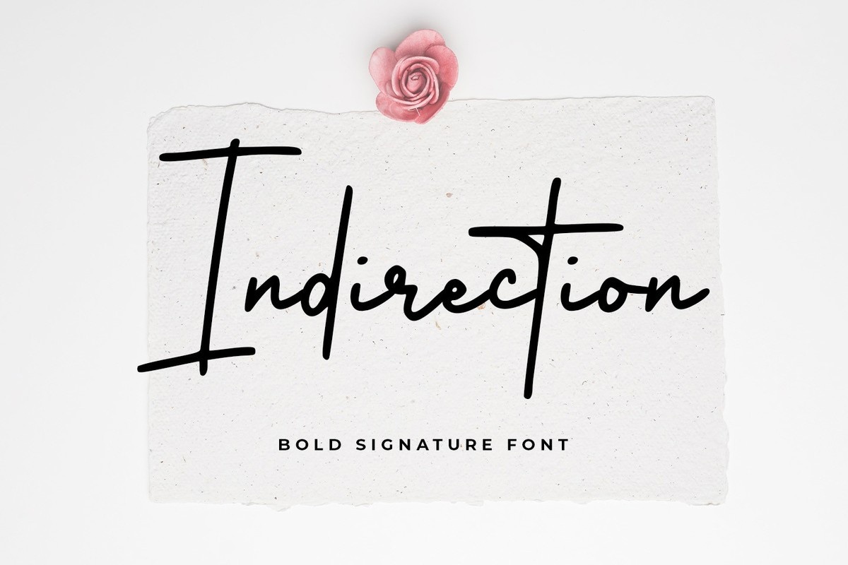 Indirection Font