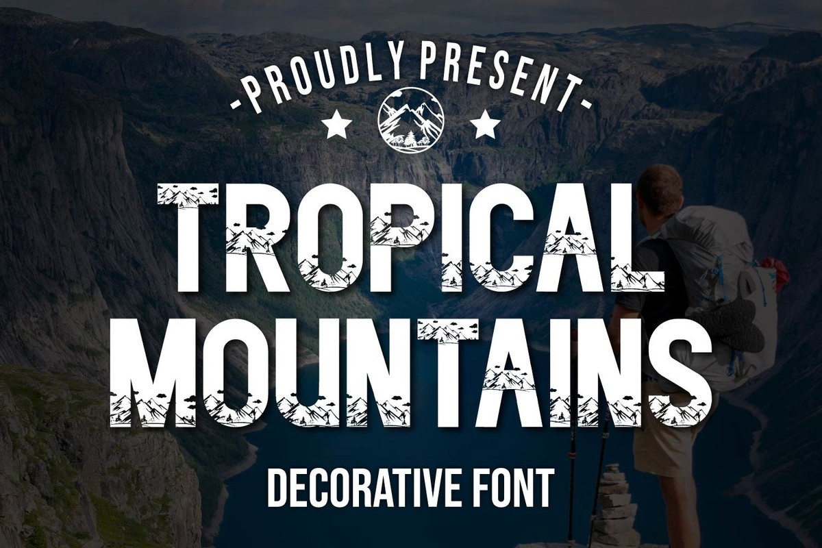 Tropical Montains Font