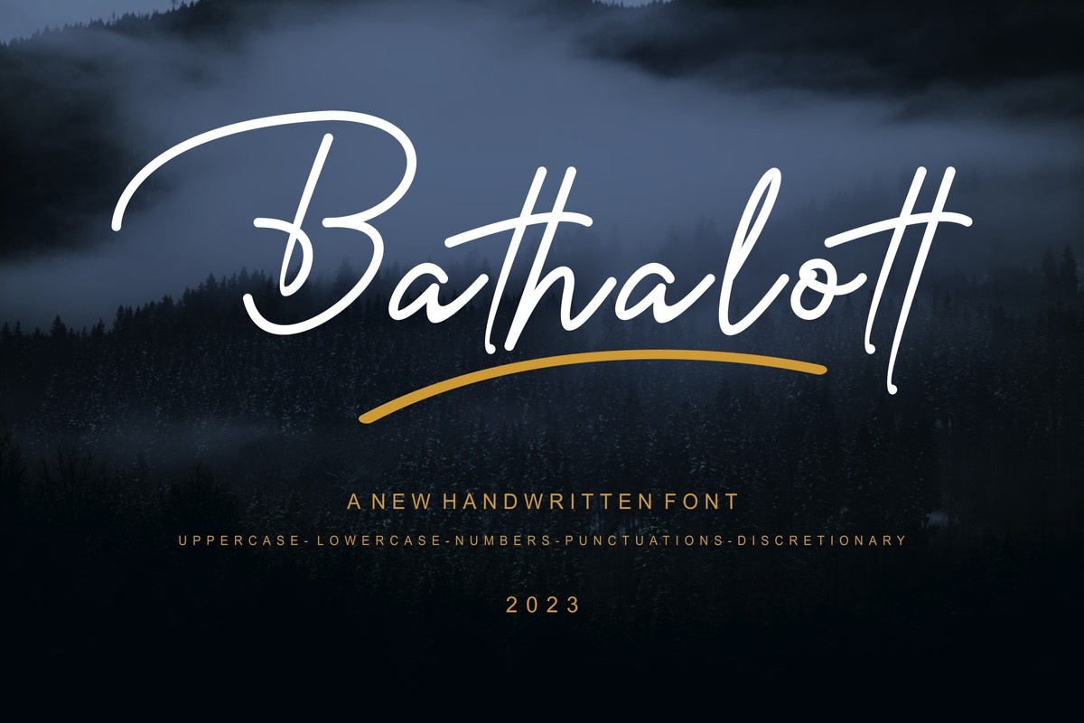 Bathalott Font