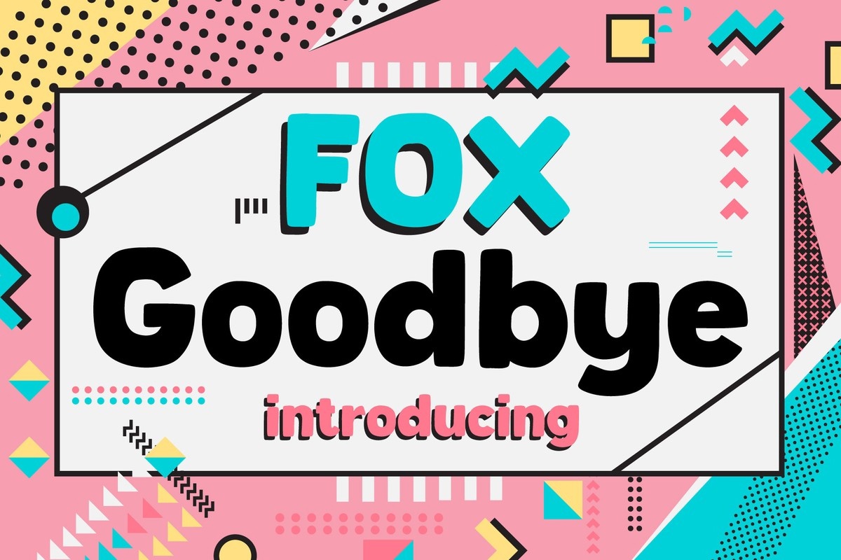 Fox Goodbye Font