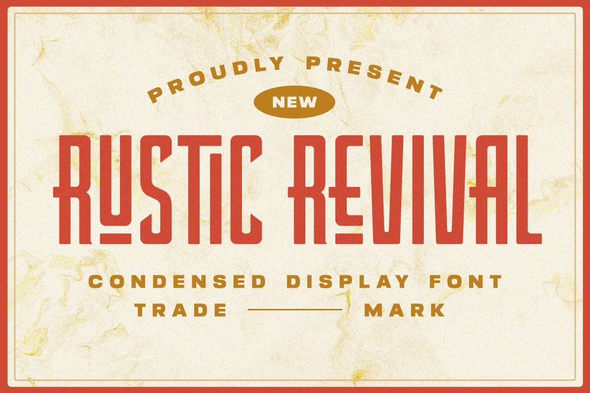 Rustic Revival Font