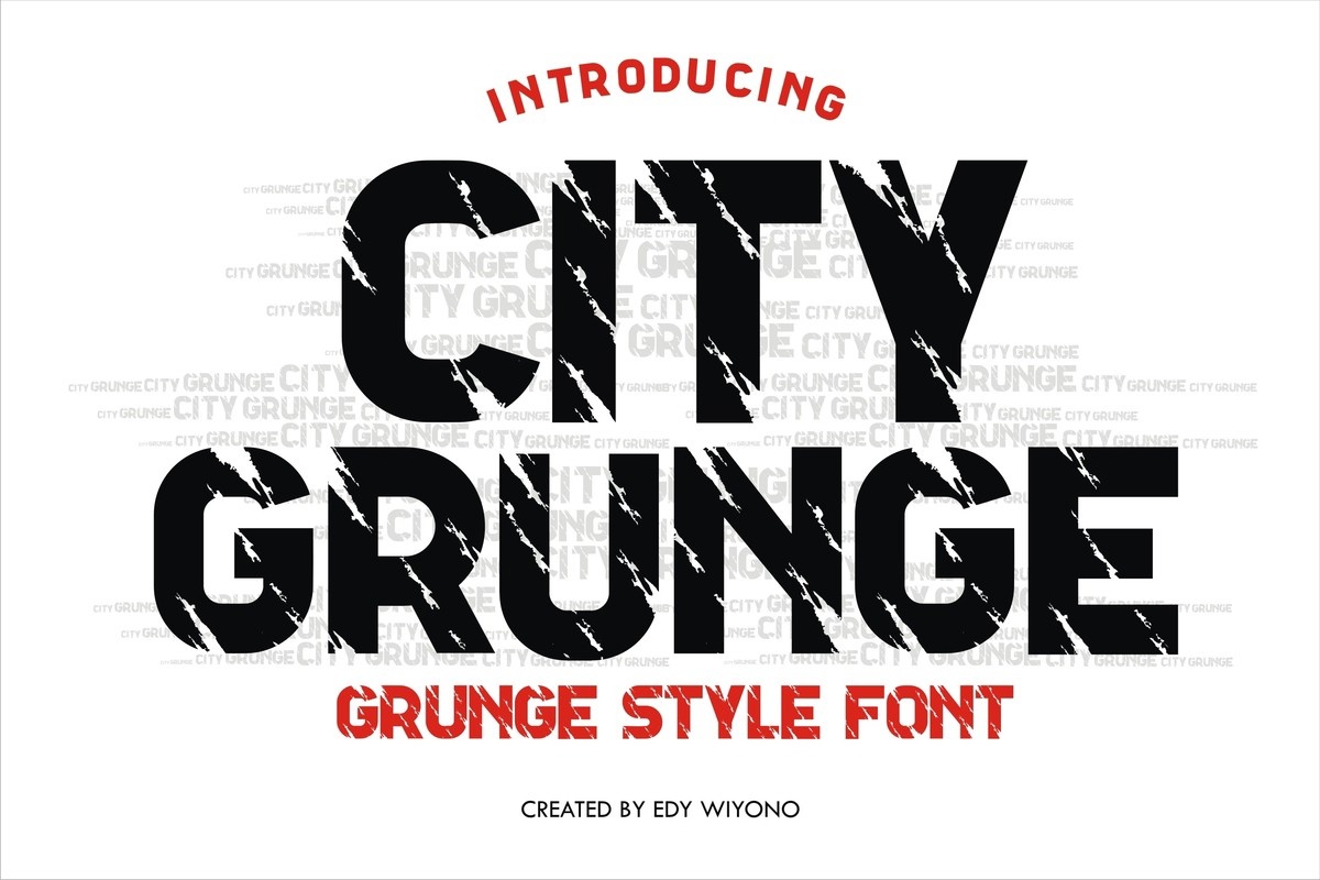 City Grunge Font