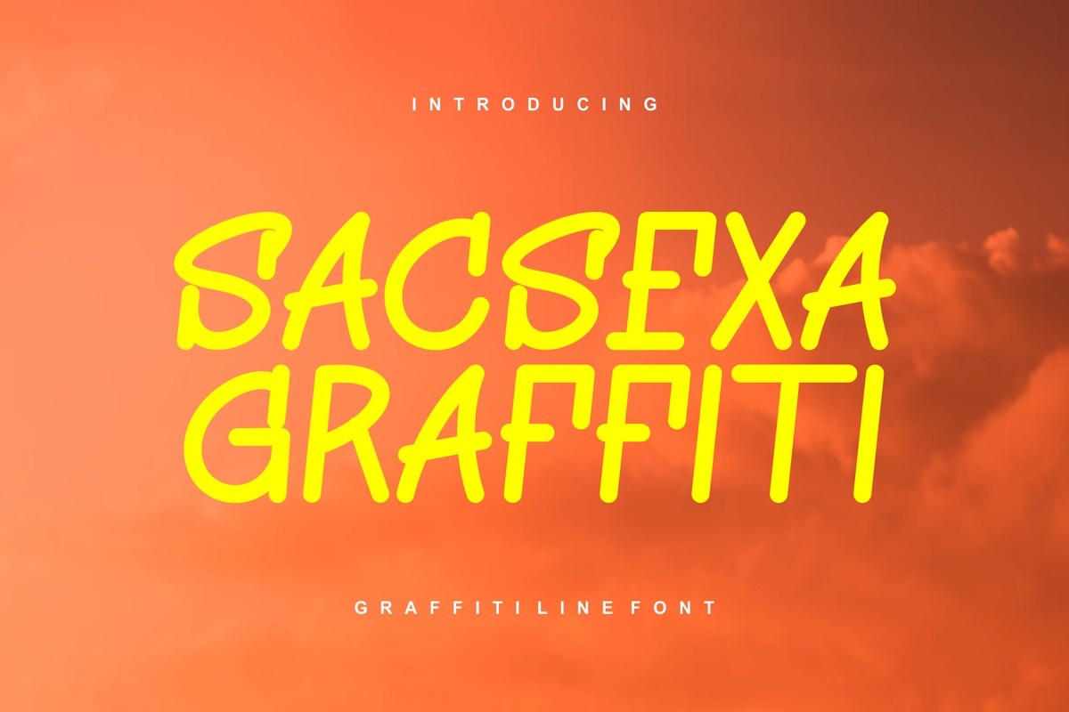 Sacsexa Graffiti Font
