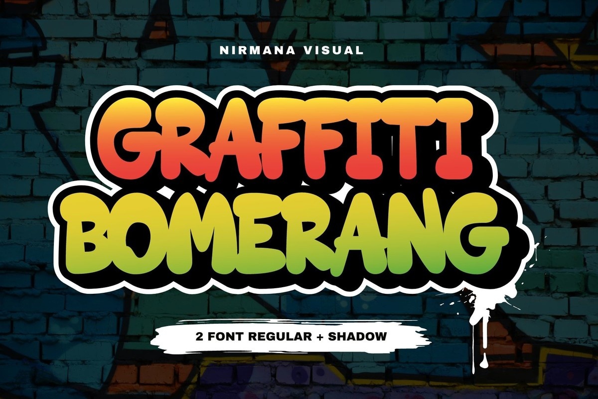 Graffiti Bomerang Font
