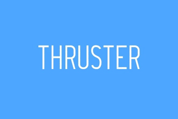 Thruster Font