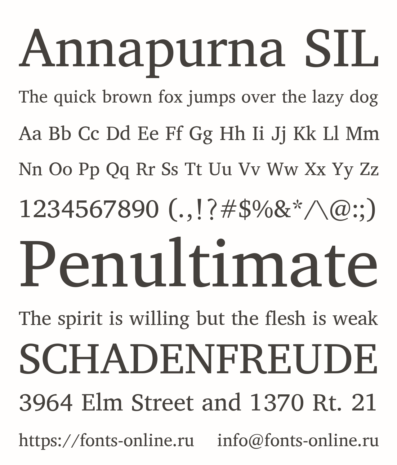 Annapurna SIL Font