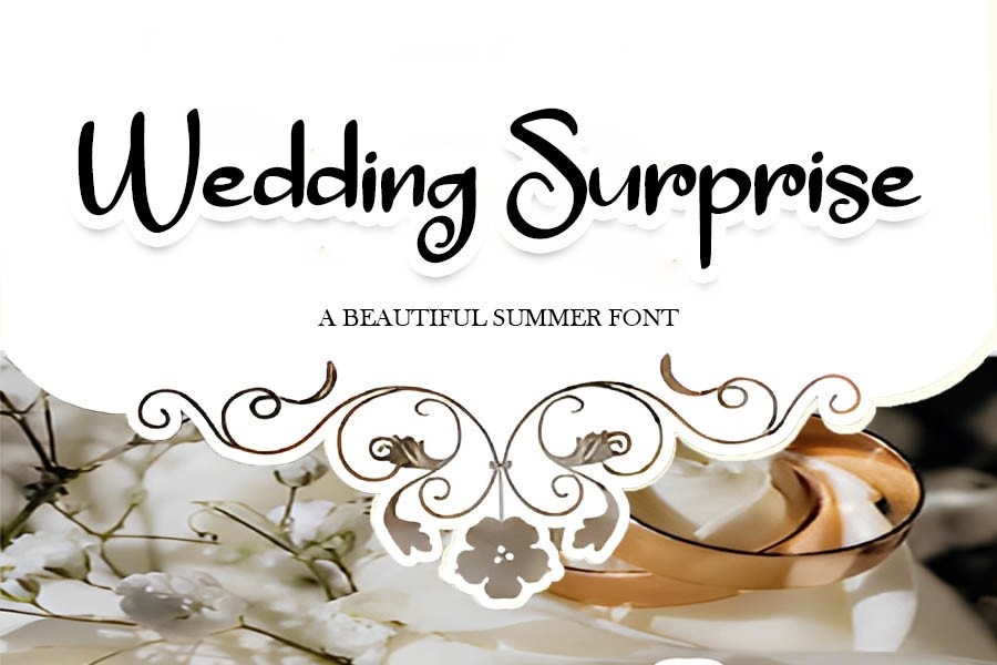 Wedding Surprise Font