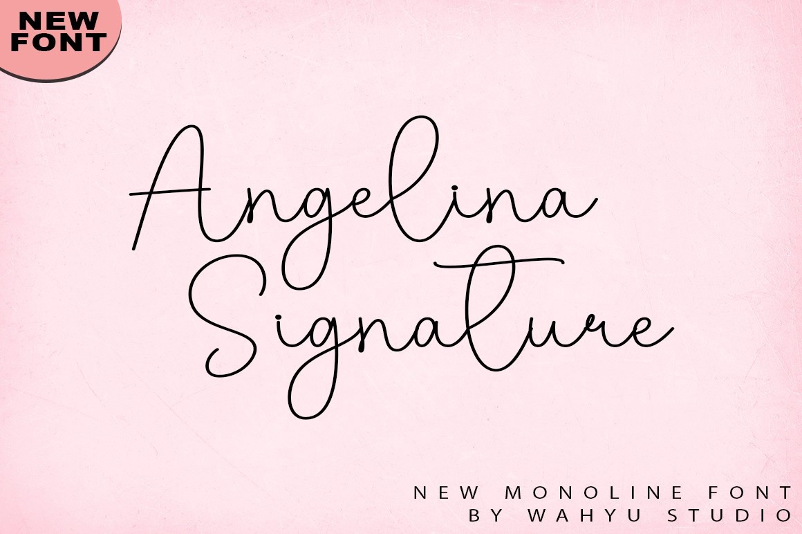 Angelina Signature Font