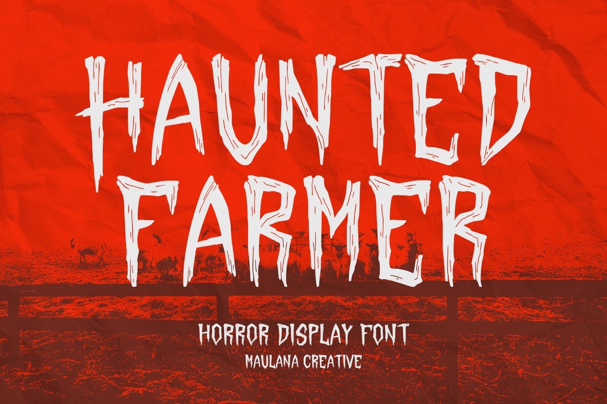 Haunted Farmer Font