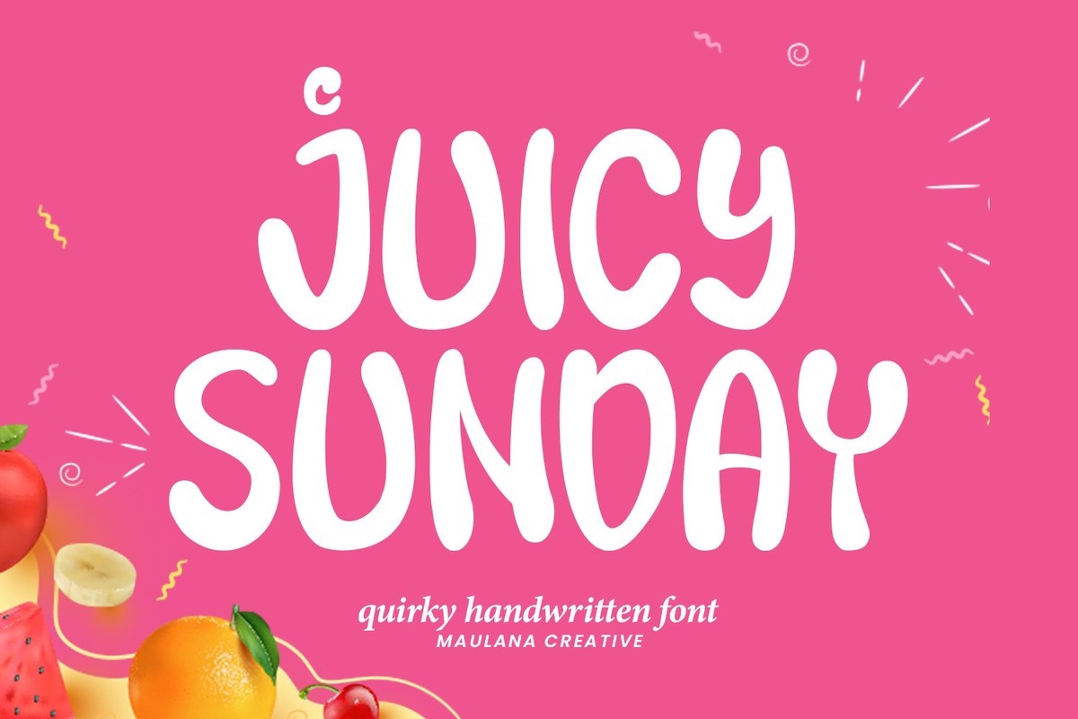 Juicy Sunday Font