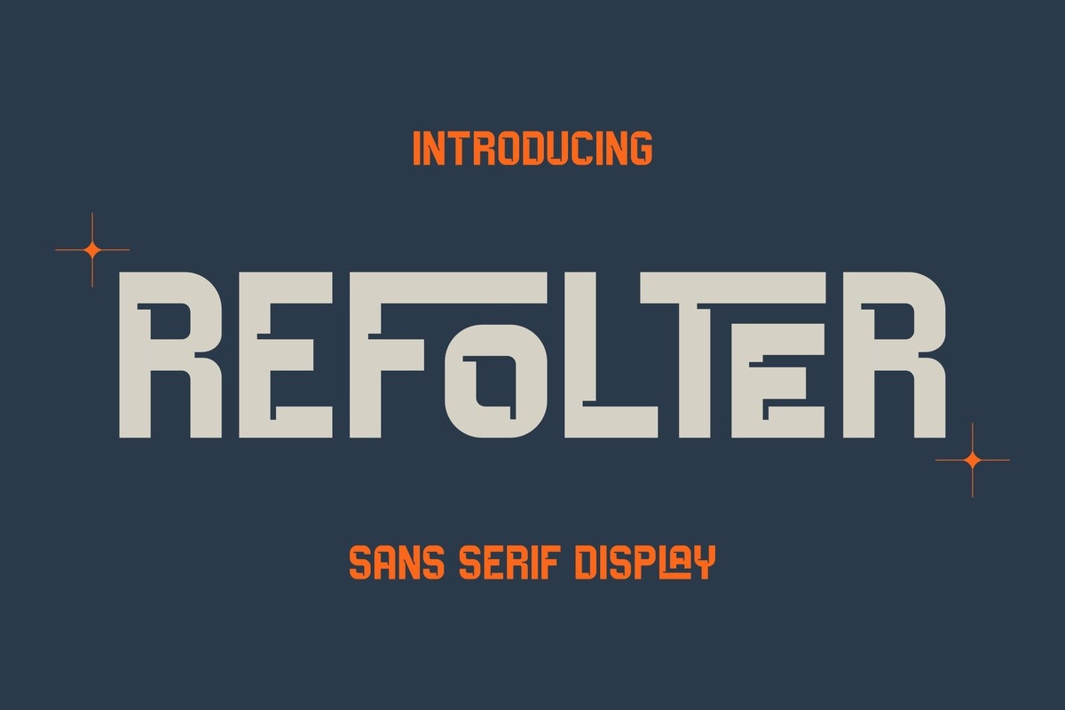 Refolter Font