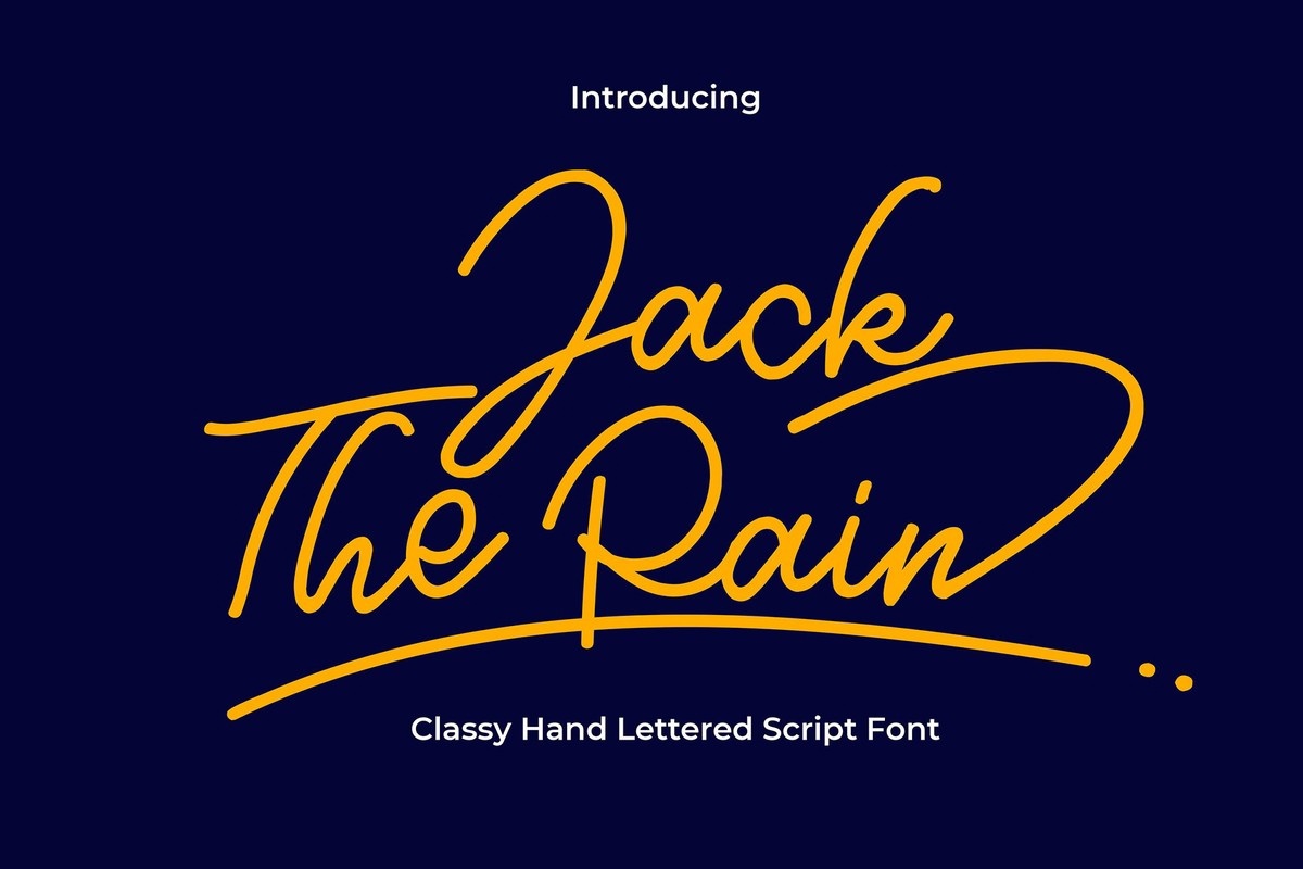 Jack the Rain Font