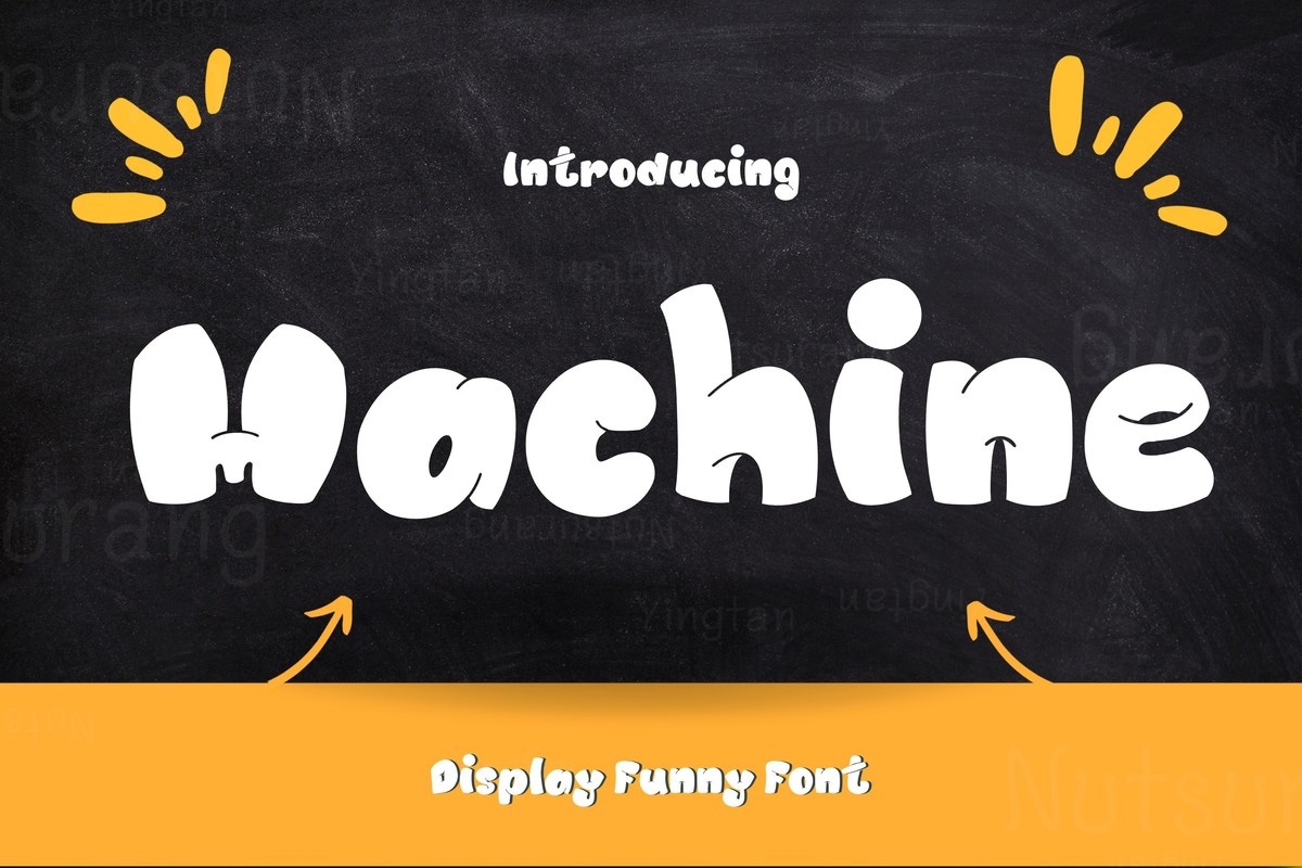 Machine Font