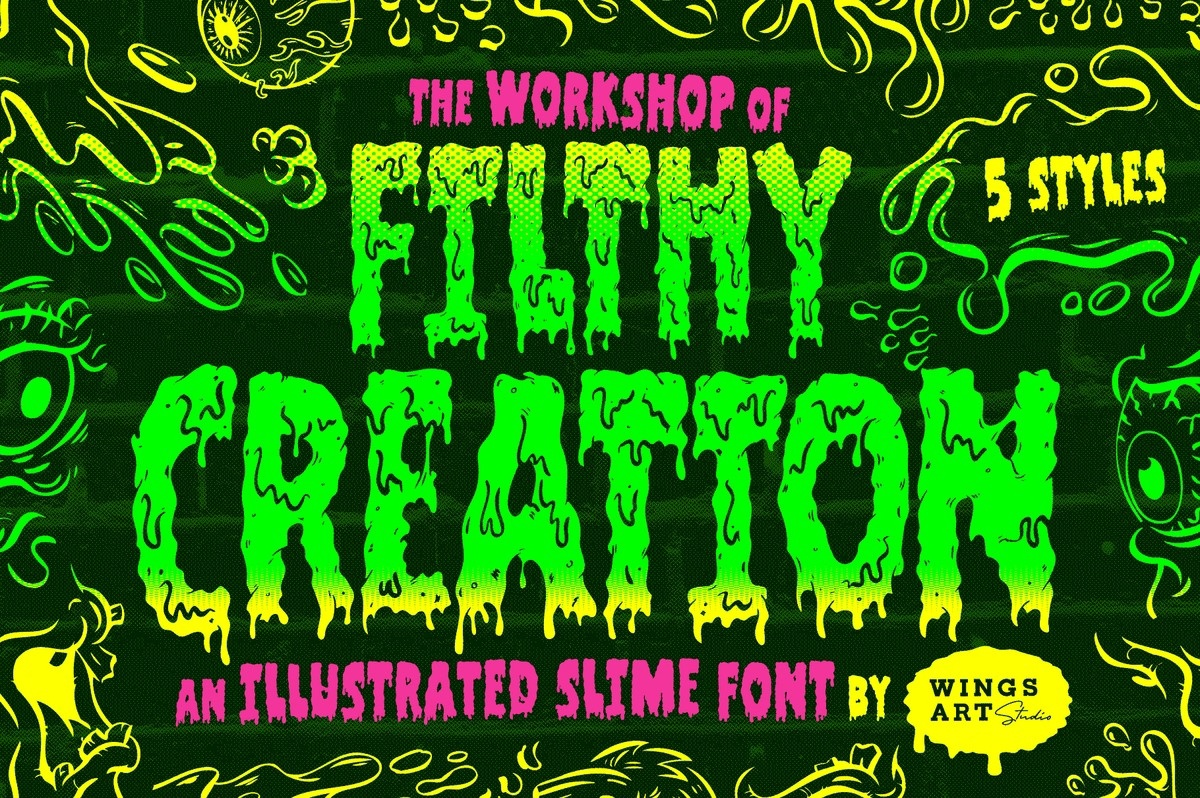 Filthy Creation Font