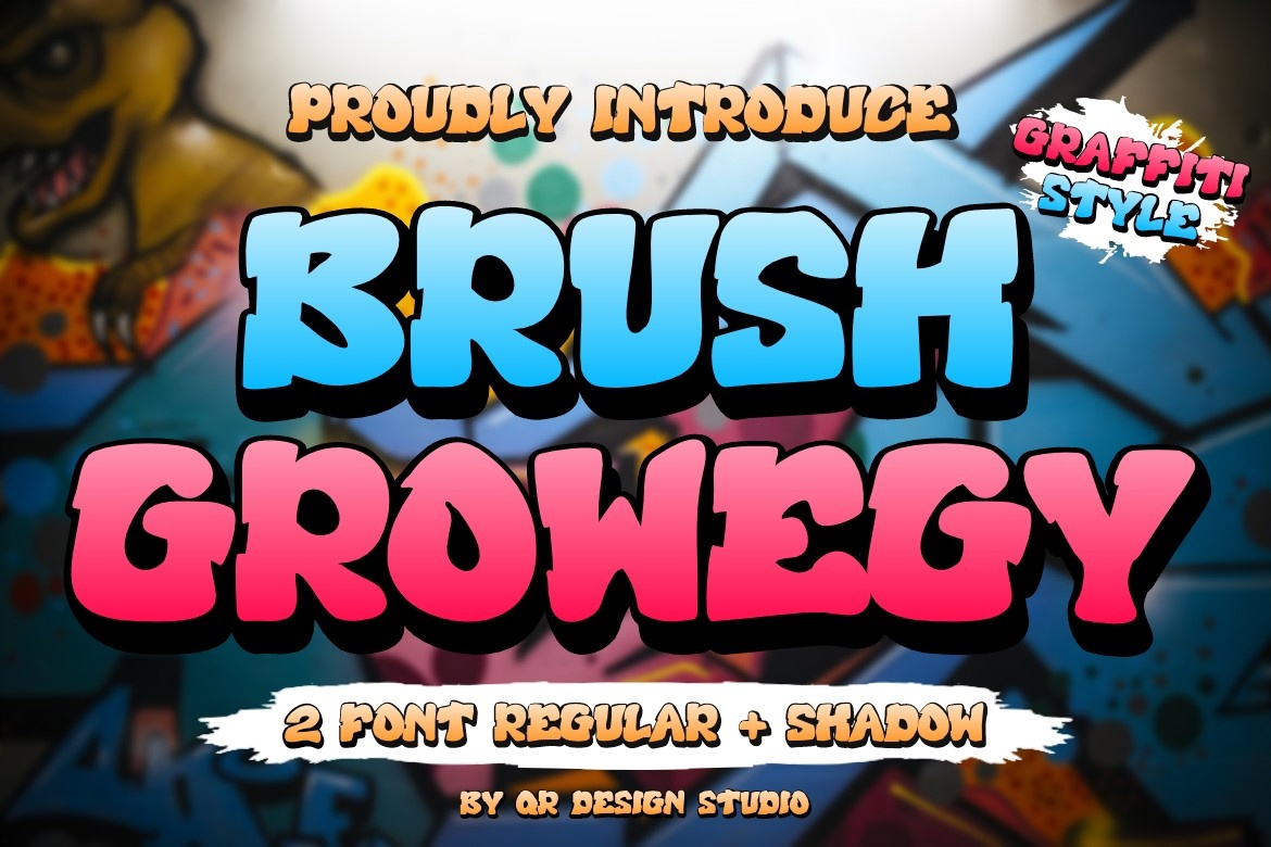 Brush Growegy Font