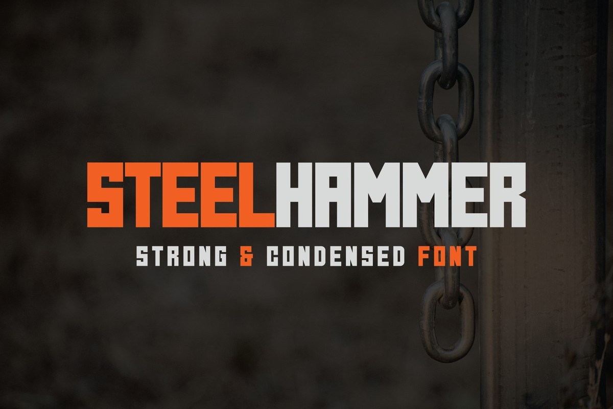 Steel Hammer Font