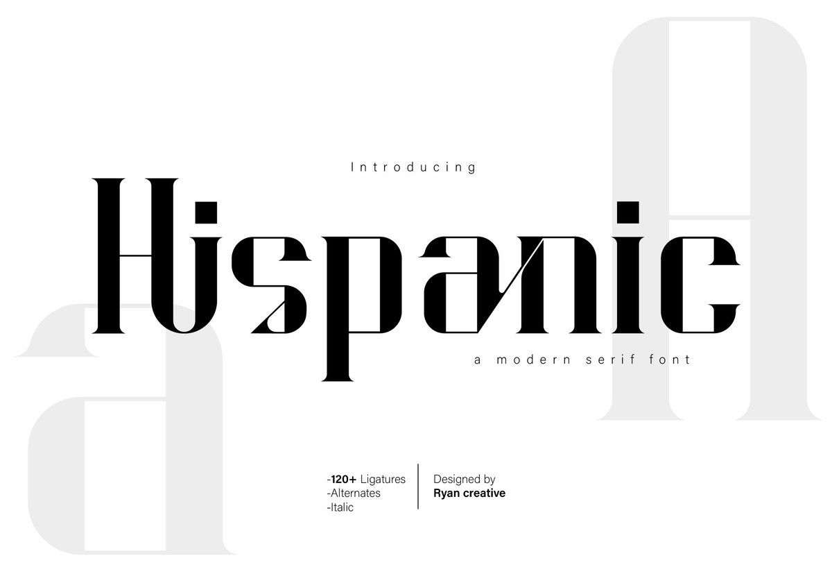 Hispanic Font
