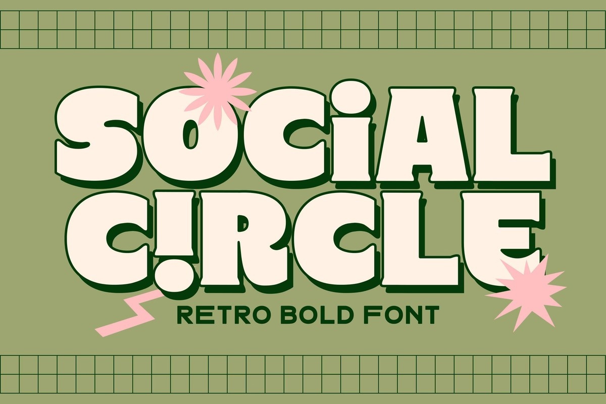 Social Circle Font