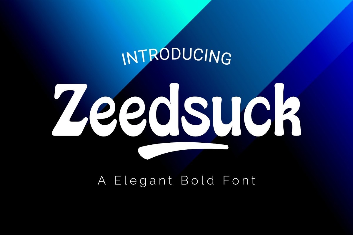 Zeedsuck Font