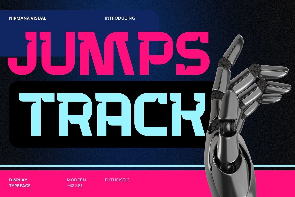 Jumps Track Font