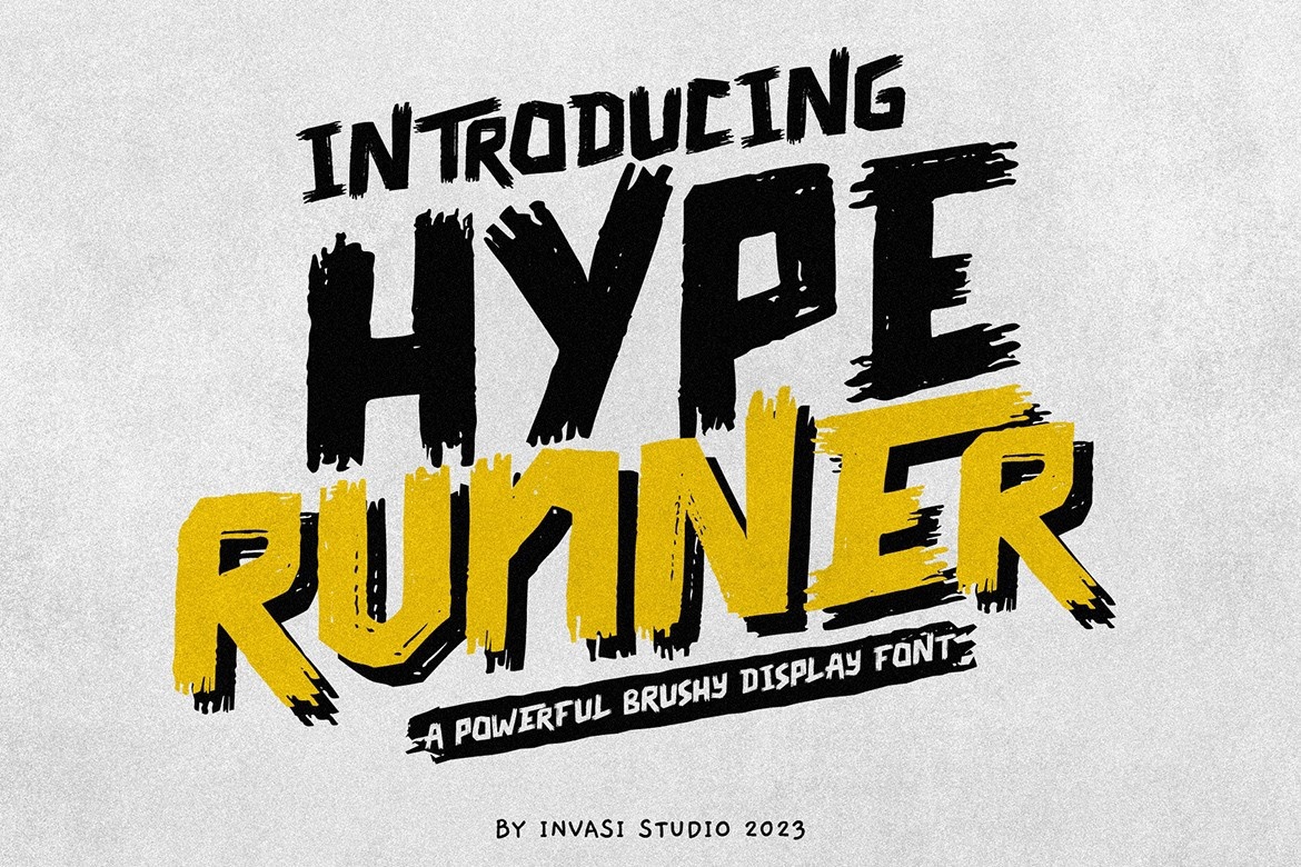 Hype Runner Font