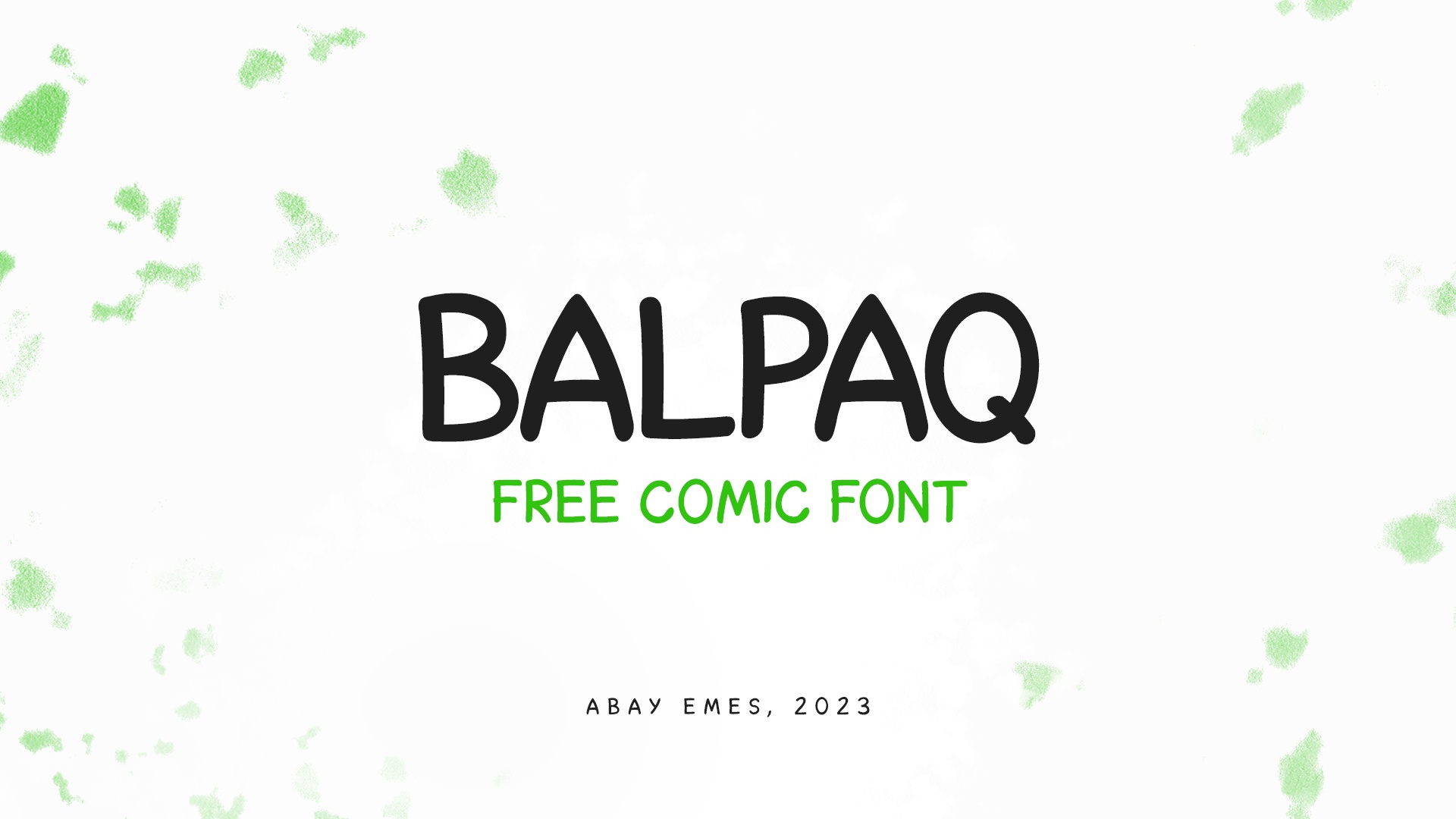 Balpaq Font