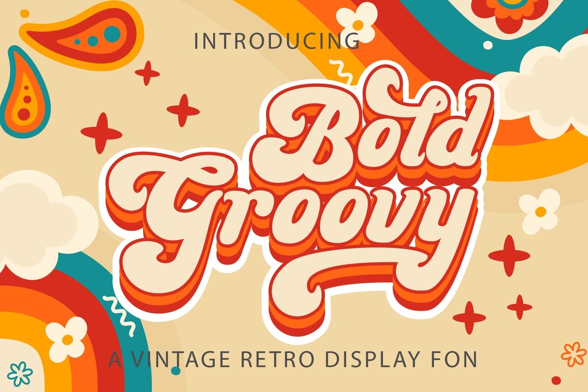 Bold Groovy Font