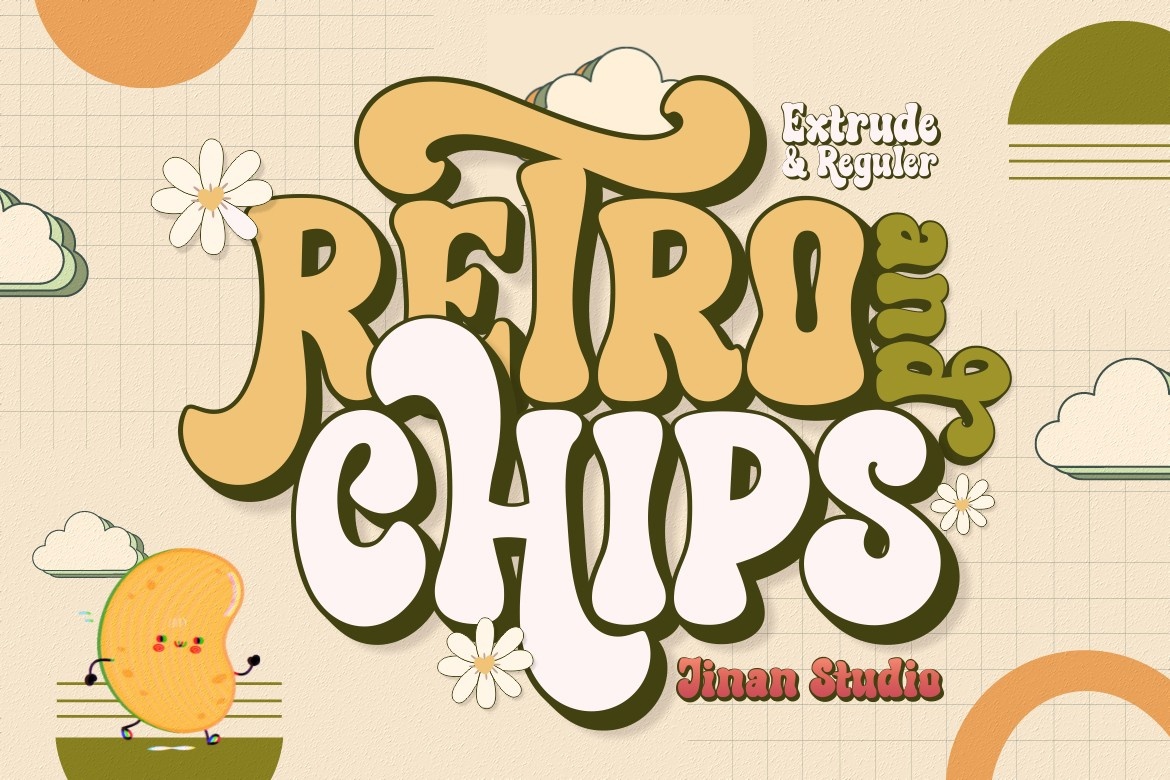 Retro and Chips Font