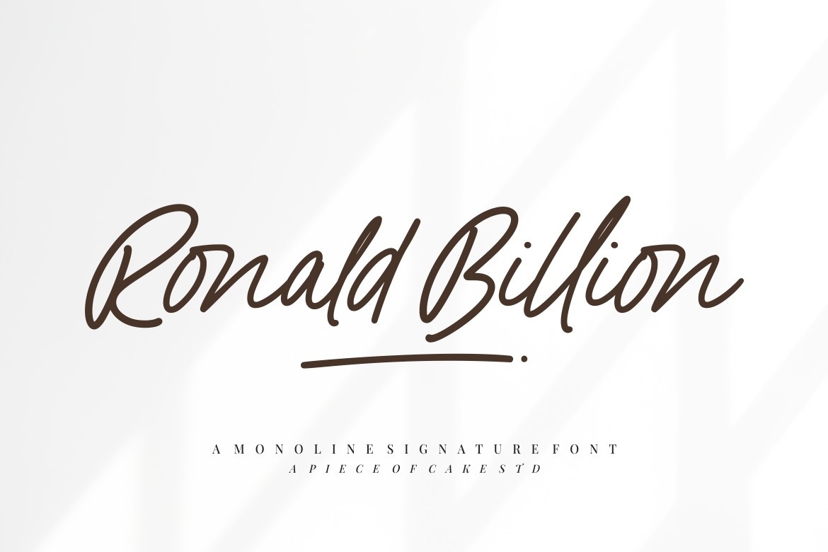 Ronald Billion Font