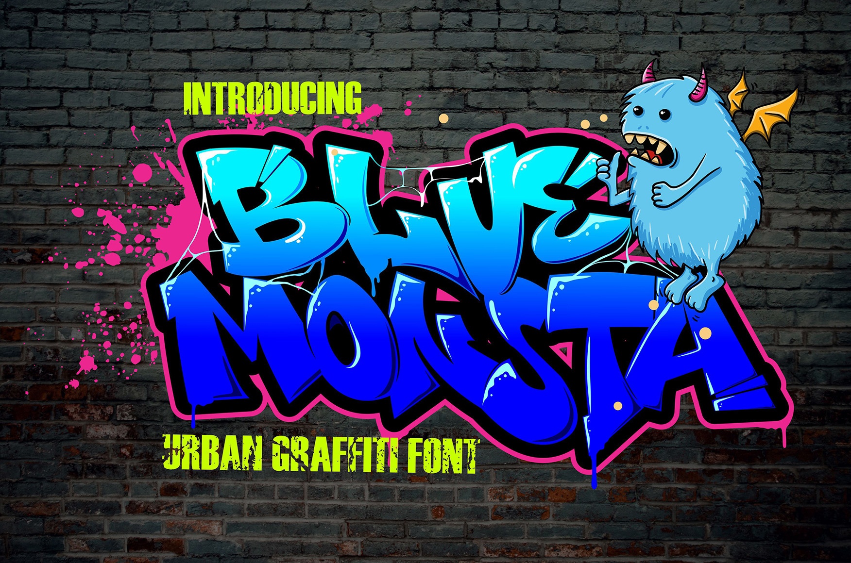 Blue Monsta Font