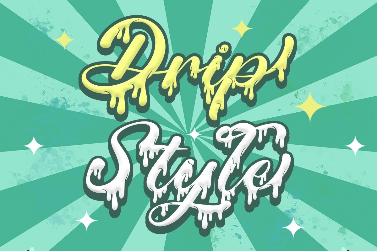 Drip Style Font