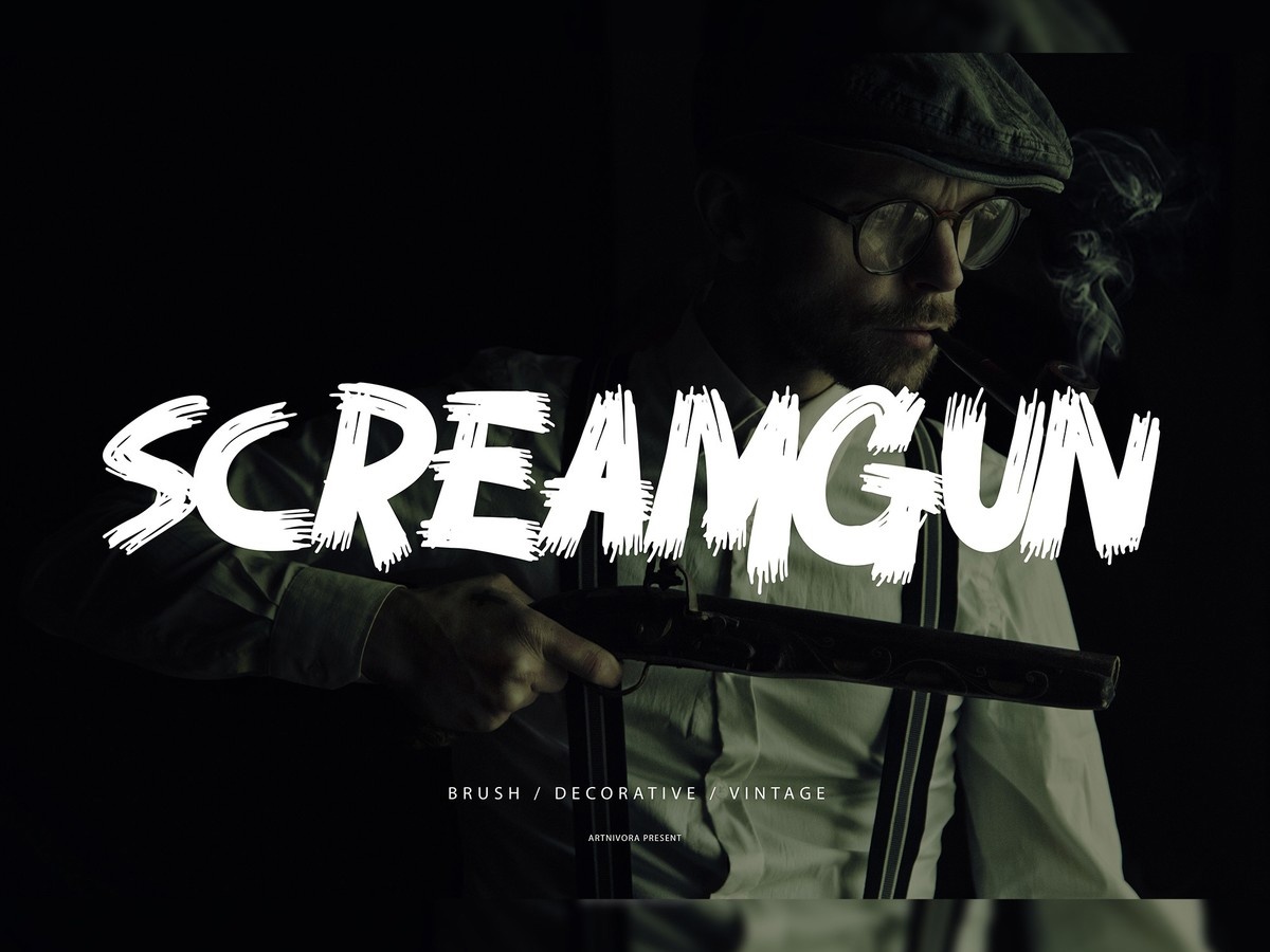 Screamgun Font