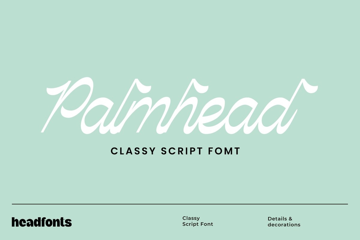 Palmhead Font