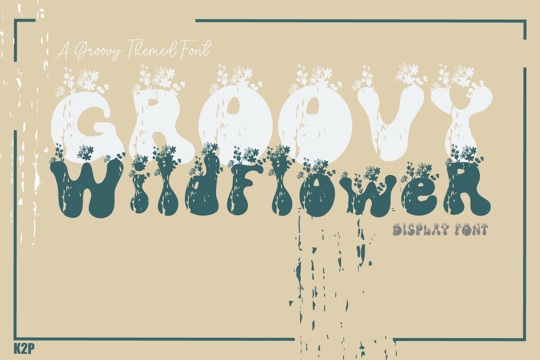 Groovy Wildflower Font