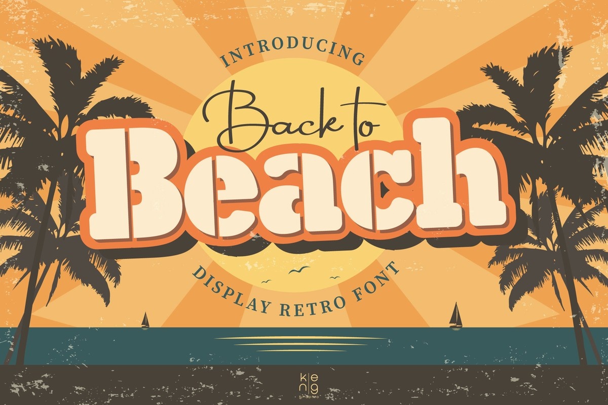 Back to Beach Font