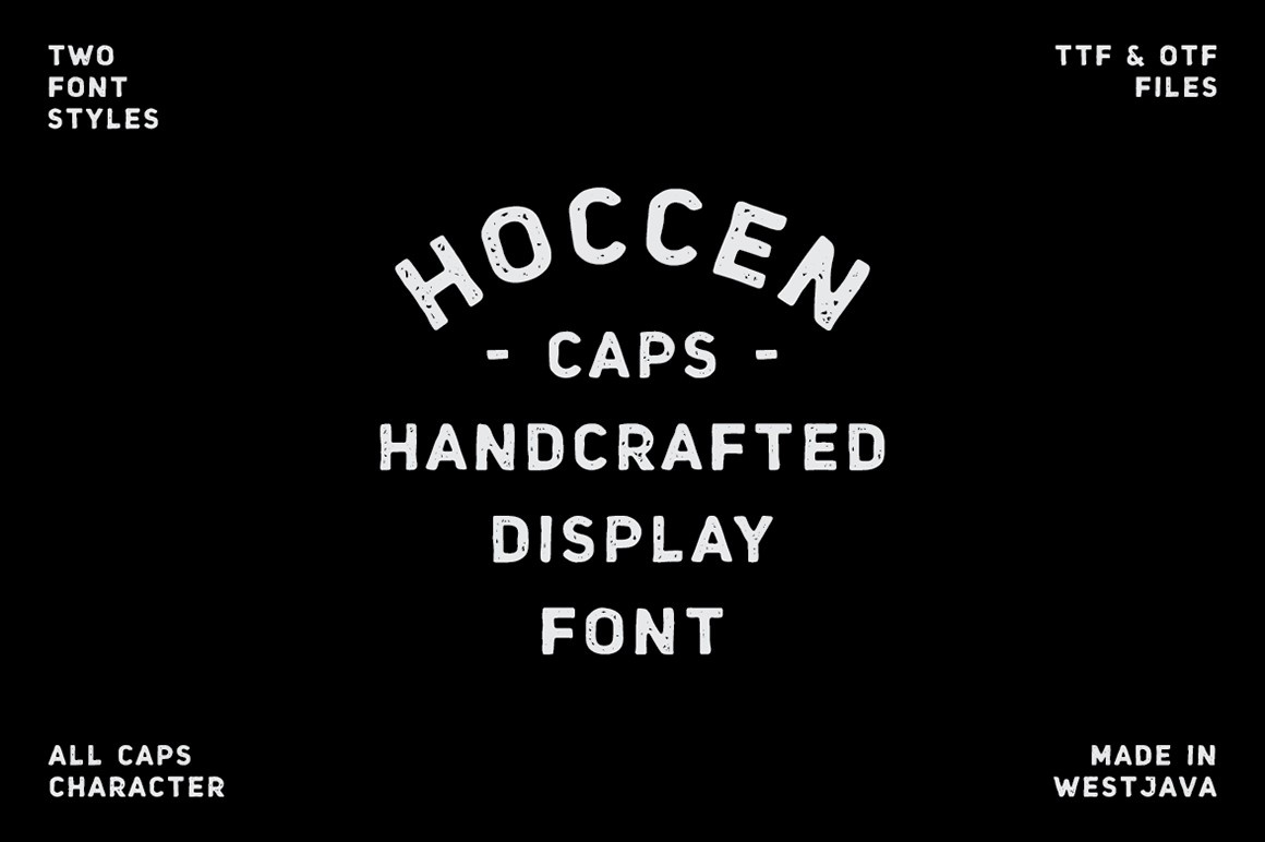 Hoccen Caps Font