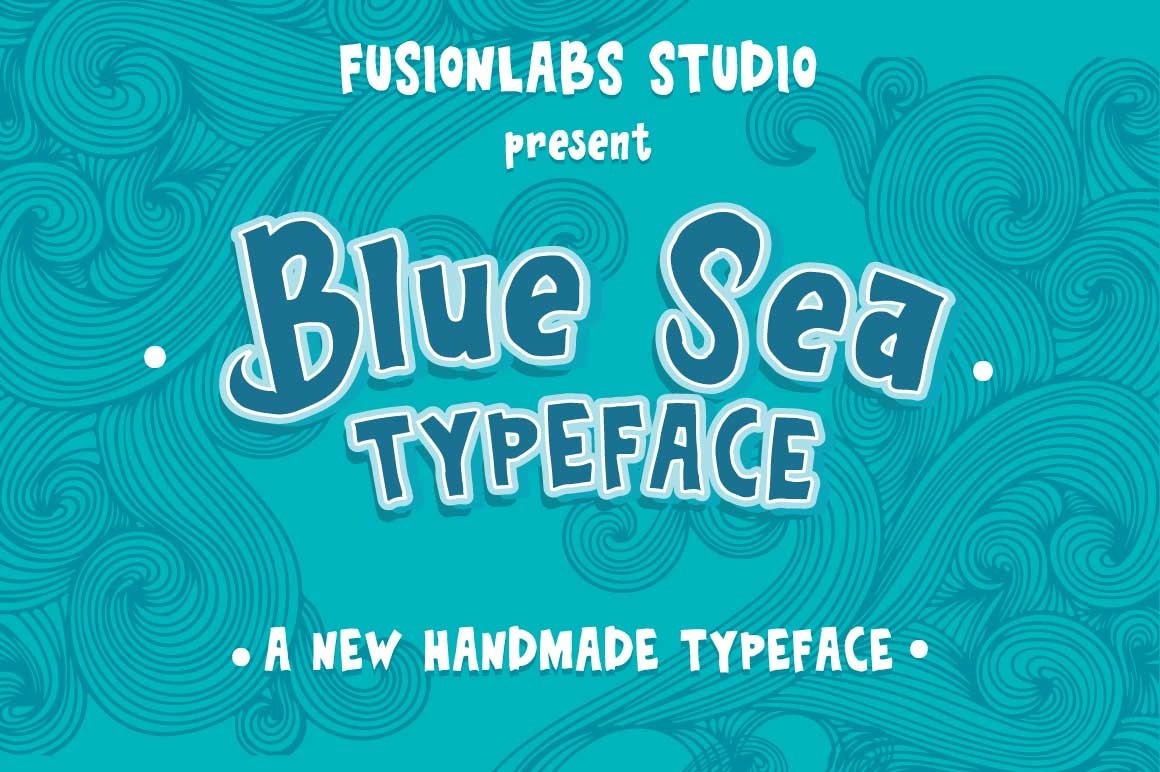 Blue Sea Typeface Font