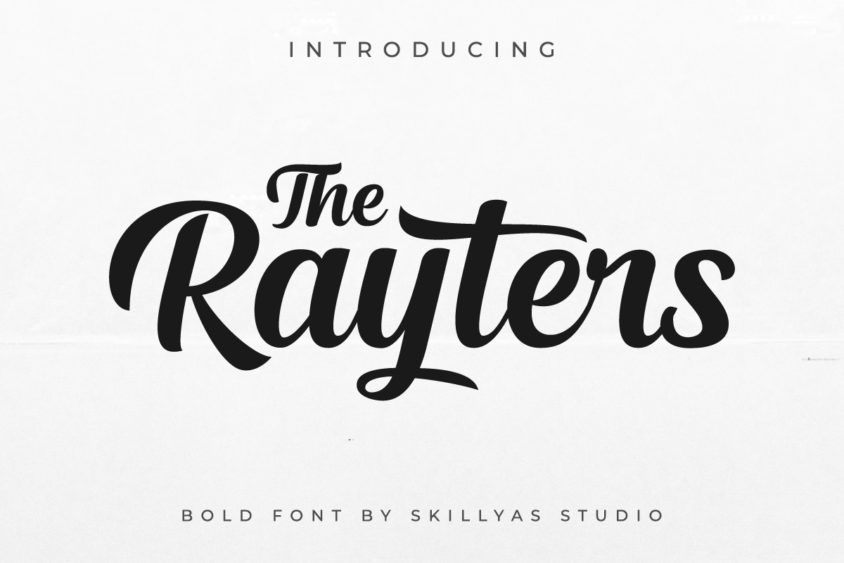 The Rayters Font