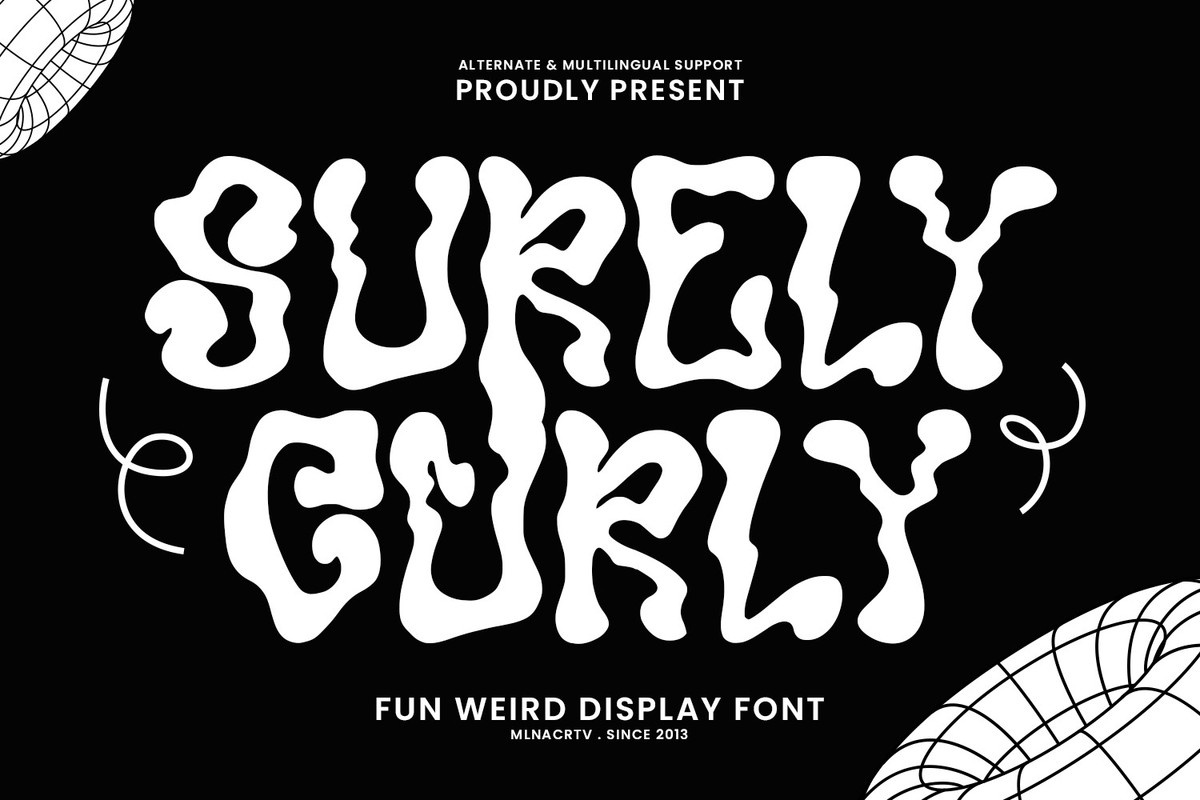 Surely Curly Font