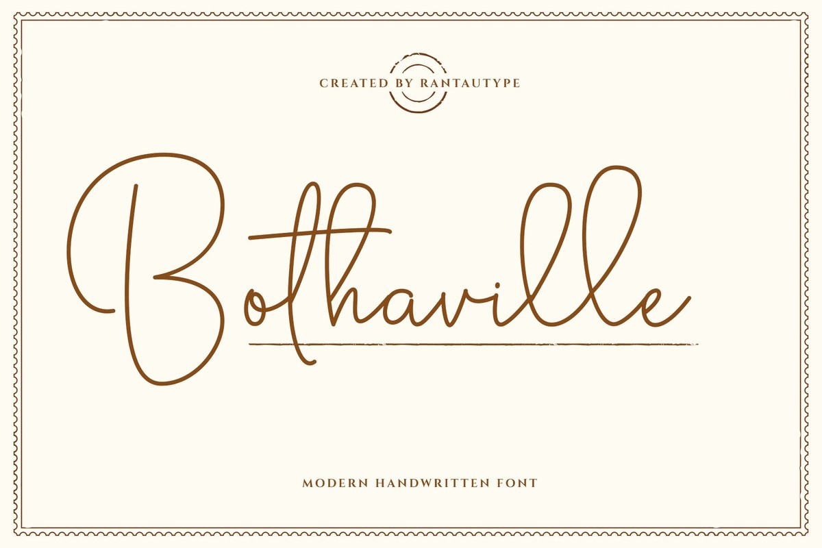 Bothaville Font