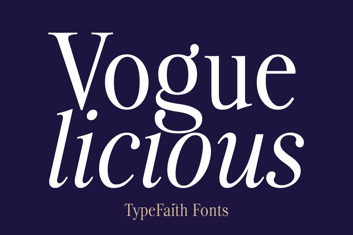 Voguelicious Font