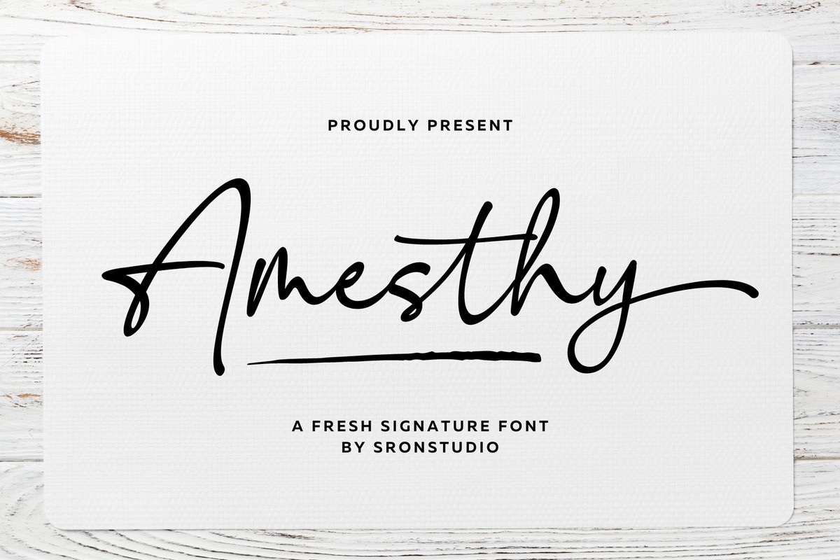 Amesthy Font