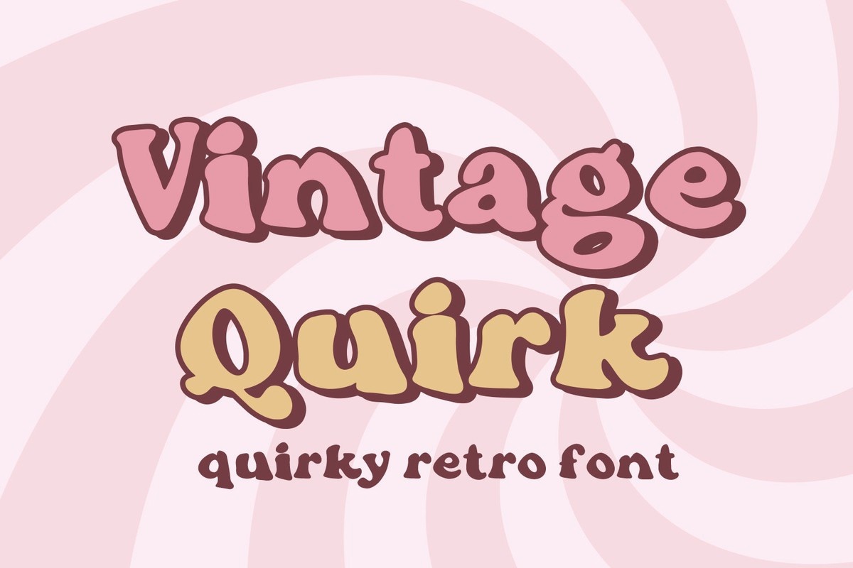 Vintage Quirk Font