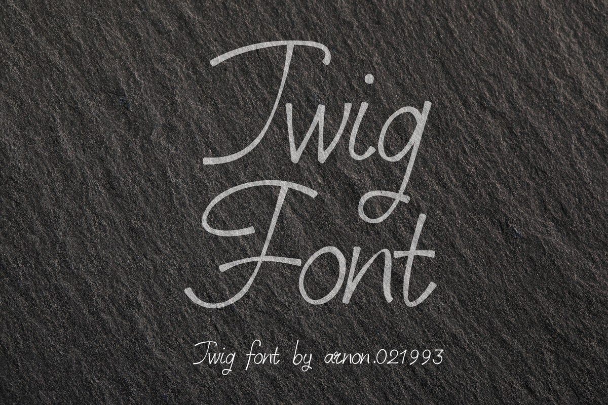 Twig Font