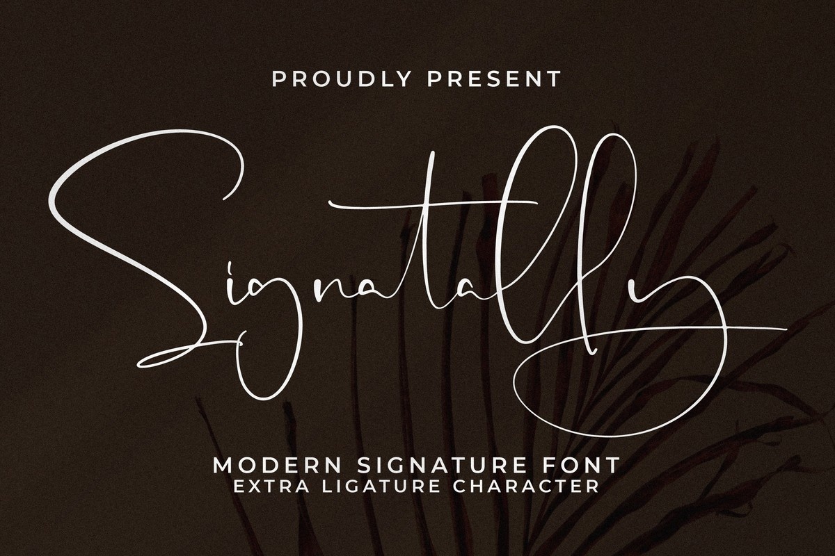 Signatally Font