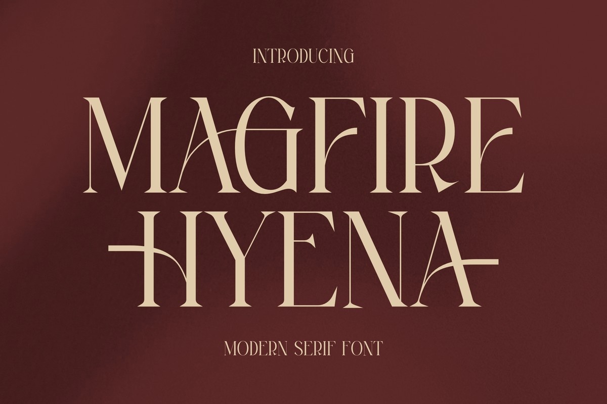 Magfire Hyena Font
