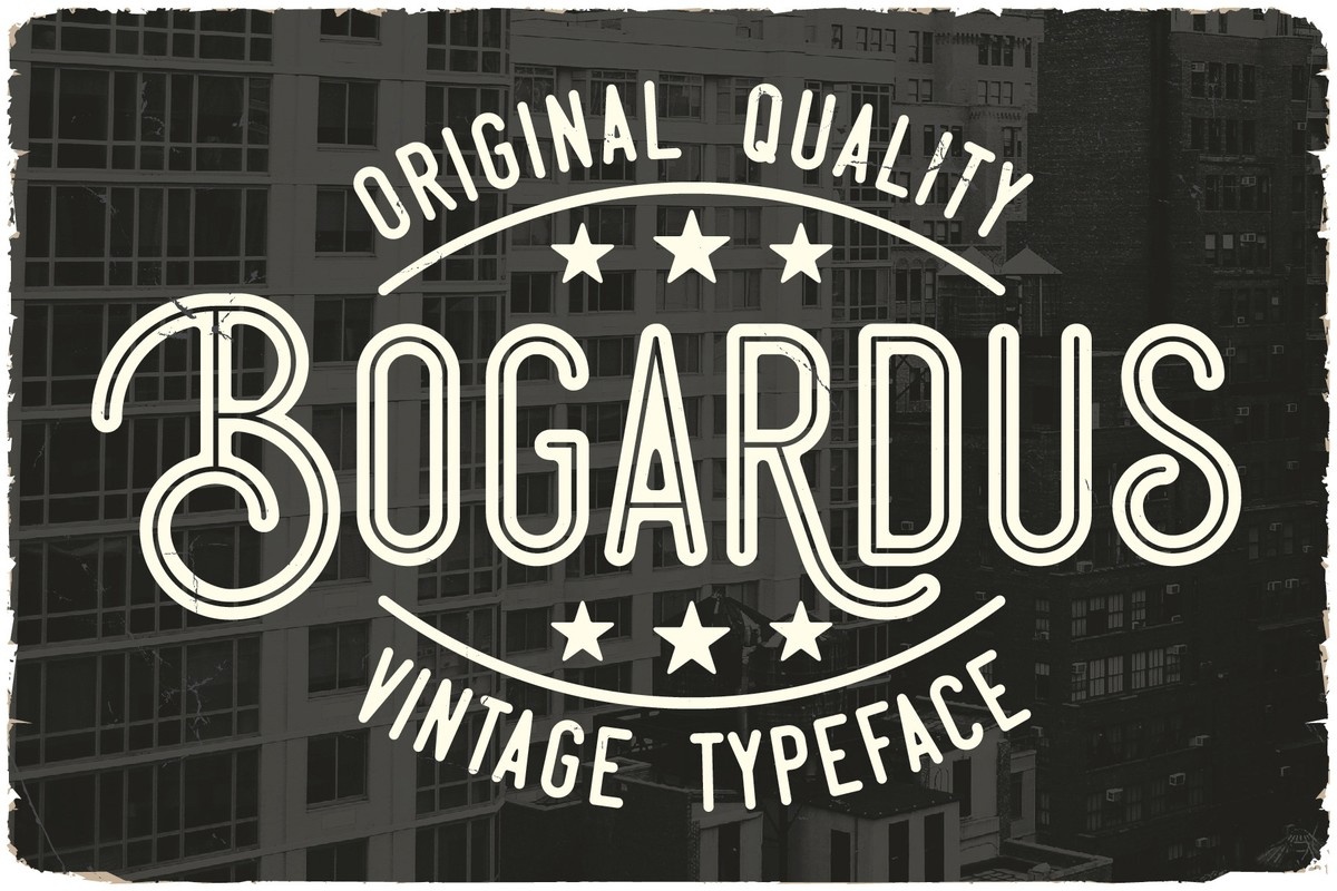 Bogardus Font